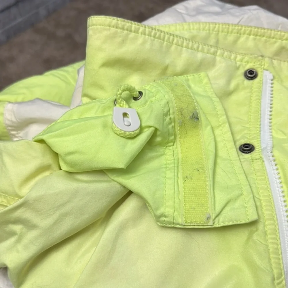 Vintage Peregrine Neon Pullover Light Jacket Coat men’s large qw - Picture 8 of 8